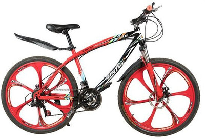 

GOGO A1.COM BINTEE Mountain Bicycle with High carbon steel frame and 26’’ Magnesium wheels 26 T 21 Gear Mountain/Hardtail Cycle(Red)