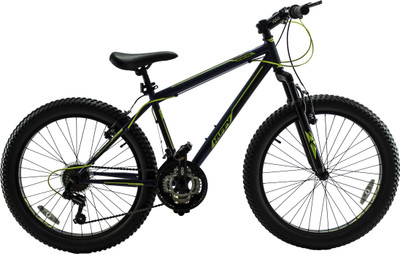 

Huffy Spartan 3.0 24 Inches 21 Speed Black 24 T Mountain/Hardtail Cycle(21 Gear, Multicolor), Black;blue