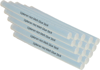 

Upkaran Translucent 11 mm Hot Melt Glue Sticks (Bunch of 15) for Adhesive Purpose - 15 g