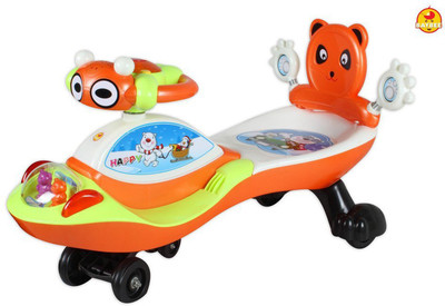 

Baybee Car Non Battery Operated Ride On(Orange), Orange;green