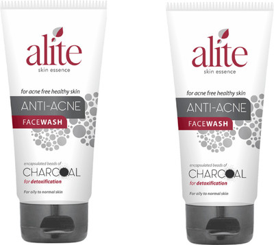 

Leeford 2 pc Alite CHARCOAL Anti Acne Face Wash(140 g)