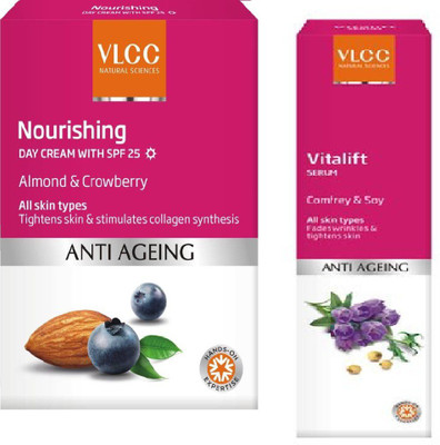 

VLCC combo of vitalift serum & nourishing day cream 90 ml(Set of 2)