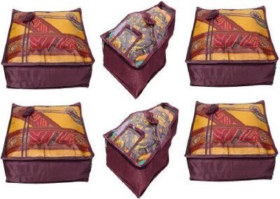 

Addyz Upto 5 - 6 SC & 9-10 BC each Combo of Ladies Premium Satin 4 Pieces Saree Cover &2 Pieces Blouse Cover Upto 5 - 6 SC & 9-10 BC each(Purple)