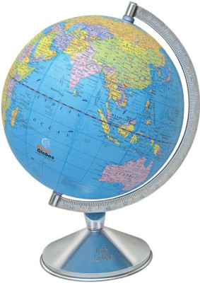 

Mapsofindia POLITICAL GLOBE DESK & TABLE TOP POLITICAL World Globe(30.3 Blue)