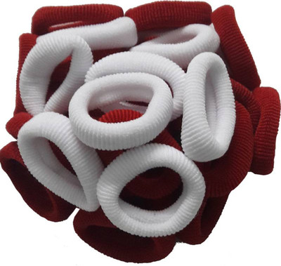 

Pixelfox Charming Attractive Colorful Rubber Band(Red, White)
