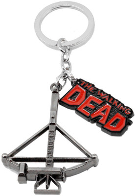 

Faynci The Walking Dead Crossbow Logo Metal Silver Keyring Keychain Key Chain