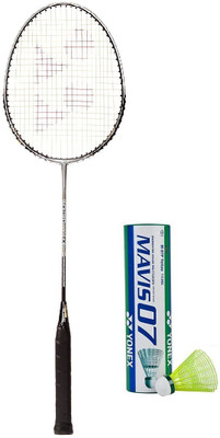 Yonex Combo of Two One 'Carbonex 6000 Ex' Badminton Racket and One Box 'Mavis-07' Shuttle cock (Pack of 6) (Color on availability) Badminton Kit available at flipkart for Rs.2120
