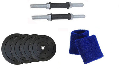 

Venom ONLINE SERIES : NICKLE DUMBELL RODS, 4 KG ( 1 KG X 4 ) WEIGHT PLATES, SWEAT BAND Gym & Fitness Kit