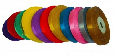 

SPHINX SSLPO1015M Multicolored Regular Satin Laces for crafts work/sewing/Gift packing - Pack of 10 rolls (15 meters each) Lace Reel(Pack of 11)