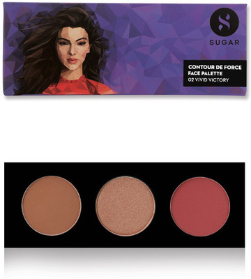 

Sugar Cosmetics Contour De Force Face Palette 02 Vivid Victory
