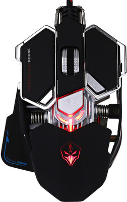 

NOBILITY NOBC051 4000DPI Adjustable G10 Wired Mechanical Mouse(USB, Black)