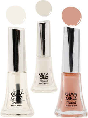 

Glam Girlz FRENCH MANICURE KIT TOP COAT, PAINT WHITE, CREME PINK(Pack of 3)