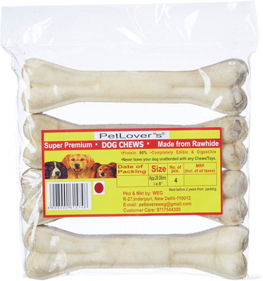

Pet Lovers Dog Chews, X-Large (4 Piece) Chicken Dog Chew(399 g, Pack of 4)