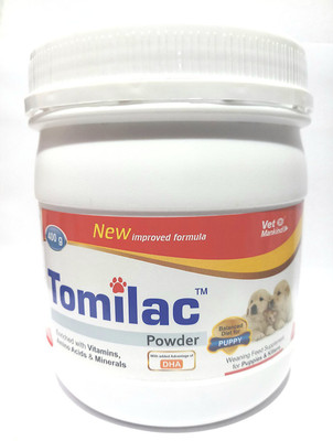 

Pawsitively Tomilac Best Weaning Powder Food For Puppies ''Mankind'' Product - 400 gm Milk 400 g Dry Dog Food