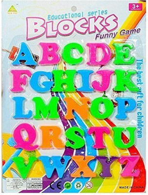 

Shararat Magnetic Alphabets Large Size Learning Toy For Kids , High Quality New Design (Capital Letters : Size BIG)(27 Pieces)