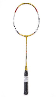 

Flypower Super Light 02 Yellow Unstrung Badminton Racquet(G2 - 3.75 Inches, 80 g)