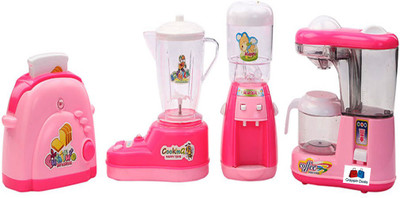 

GRAPPLE DEALS Dream Household 4 Pcs House Appliances Pretend Play Newest Product For Your Little Princess.
