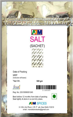 

AJM SPICES SALT SACHET Iodized Salt(500 g)