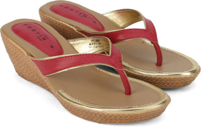 20 OFF on FOOTIN Footin Red Heel Sandals Women Red Wedges on