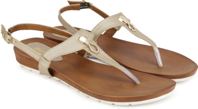 Bata Women Beige Flats