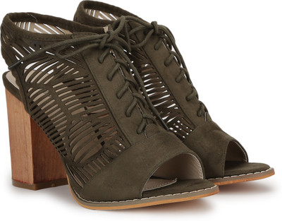 

Jealous 21 Women Green Heels