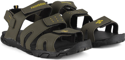 

Provogue Men Olive Yellow Sports Sandals