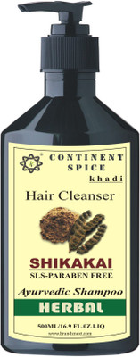 

Continent Spice Khadi Shikakai Hair Cleanser 500 ml (SLS & Paraben Free) CS682005(500 ml)