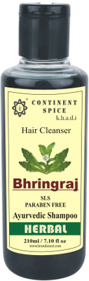 

Continent Spice Khadi Bhringraj Herbal Hair Cleanser (210ml) -(SLS-Paraben Free) CS682005(210 ml)