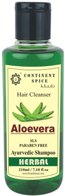 

Continent Spice Khadi Aloevera Herbal Hair Cleanser (210ml) -(SLS-Paraben Free) CS682005(210 ml)