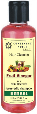 

Continent Spice Khadi Fruit Vinegar Herbal Hair Cleanser (210ml) -(SLS-Paraben Free) CS682005(210 ml)