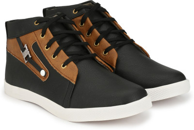 

bigfox High-Top Arch Sneakers For Men(Black