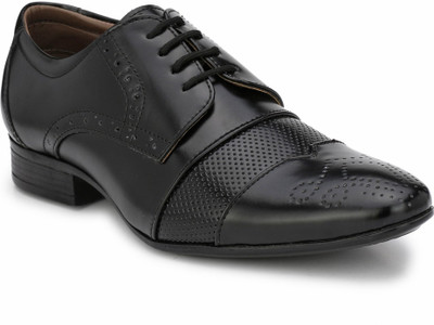 

Levanse New Cut Shoes Derby For Men(Black, Matte black