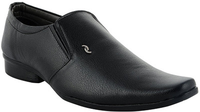 

Deals4you Men And Boys Office Use Genuine Leather Wedding Formal Slip on Shoes Slip On For Men(Black