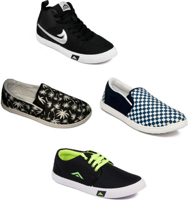 

Asian Men's Combo pack of 4 Casuals For Men(Multicolor