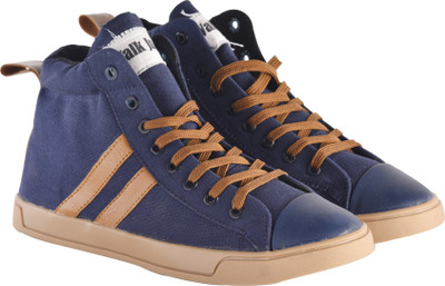 

Walkjump stylish and trending Canvas Shoes For Men(Navy, Brown