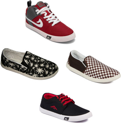

Asian Men's Combo pack of 4 Casuals For Men(Multicolor