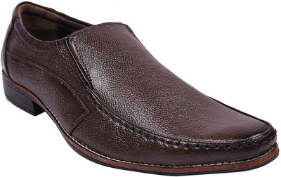 

E-lyte mens leather Slip On For Men(Brown