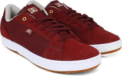 

DC Sneakers For Men(Red, Oxblood/oyster