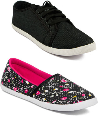 

Asian Women's Combo Pack of 2 casual shoes Casuals For Women(Multicolor