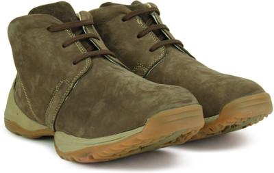 

Woodland Leather Boots For Men(Olive, Brown