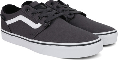 

Vans Chapman Stripe Sneakers For Men(Grey, (c&l) asphalt/white