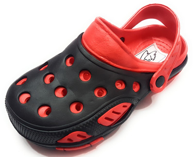 

Angel Fashion Shell Shock croc with free leather key chain Clogs For Men(Red