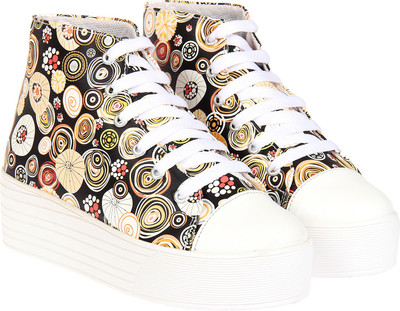 

Windus Sneakers For Women(Multicolor, Black