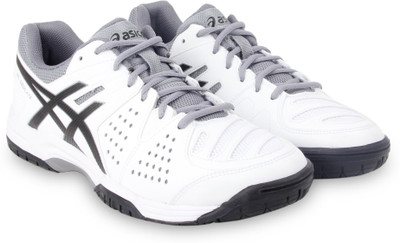 

Asics GEL - DEDICATE 4 Running Shoes For Men(White, White/black/aluminum