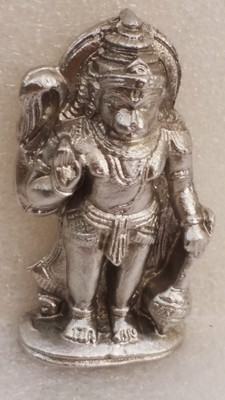 

Craft Mart Standing Parad Hanuman (Mercury) Decorative Showpiece - 5 cm(Mercury, Silver)