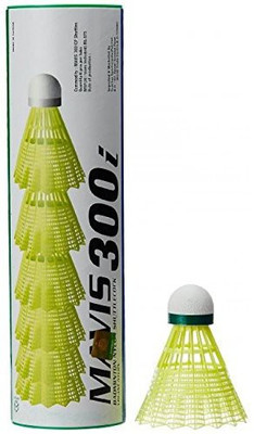 

Yonex Mavis 300i Nylon Shuttle - Yellow(Slow, 75, Pack of 6)