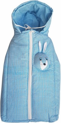 

My New Born All Season use, 100% Cotton, 4 in 1 high Quality comfortable Zipper Sleeping Bag Cum Carrier Bed for babies Sleeping Bag(Blue, Light blue