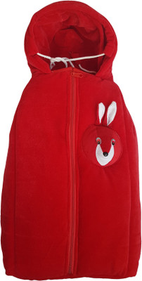 

My New Born All Season use, 4 in 1 high Quality comfortable Zipper Sleeping Bag Cum Carrier Bed for born babies Sleeping Bag(Red