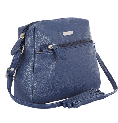

Lavie Girls Casual Blue PU Sling Bag