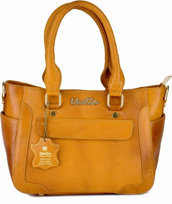 

Vestta Women Casual Yellow Genuine Leather Satchel
